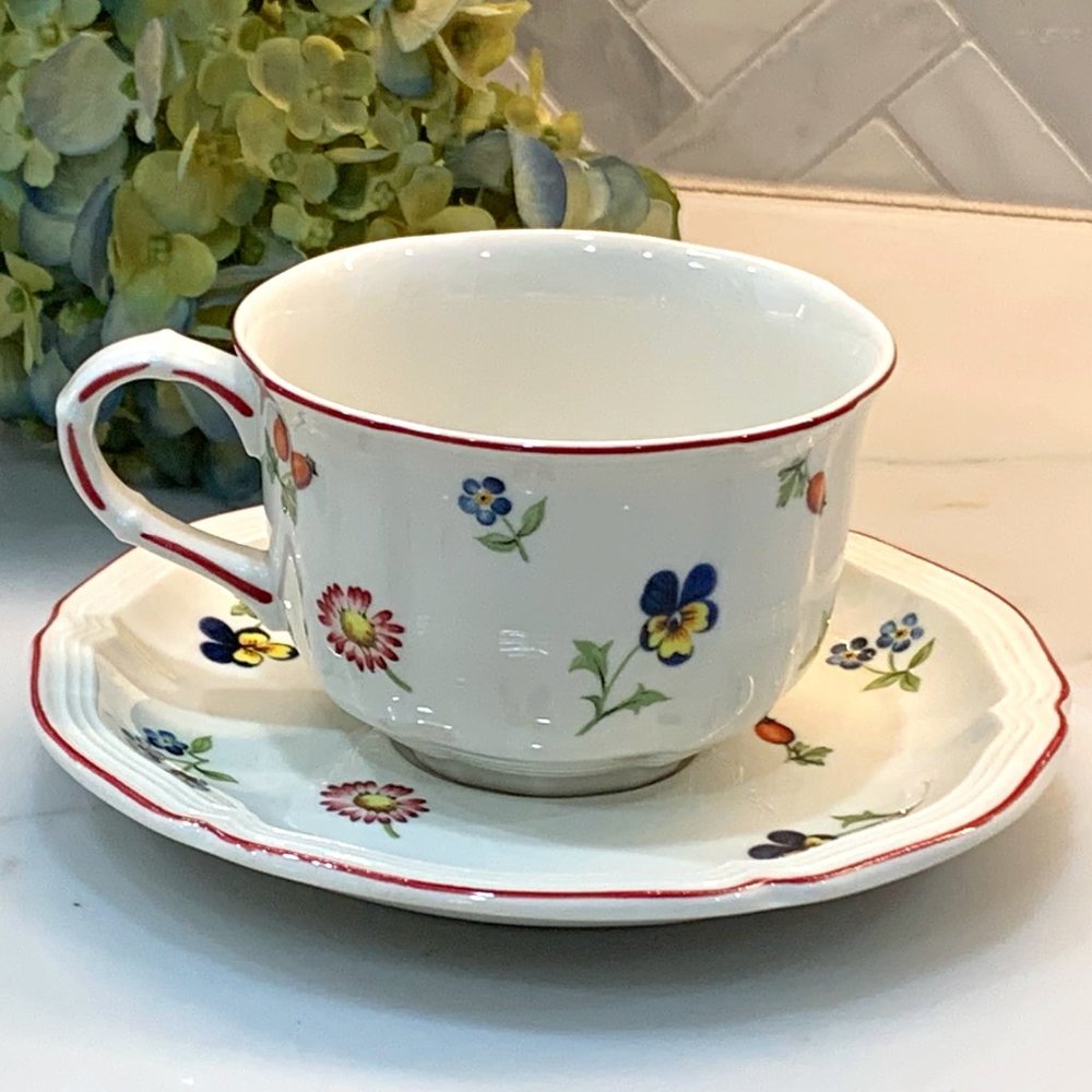 Villeroy & Boch “Petite Fleur” Cup & Saucer –1 Set (More) Cottage Tea Room Charm